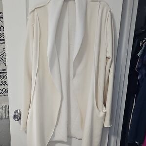 Soft Surroundings Cream Teddy Jacket